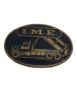 Dyna Buckle I.M.E. Trucking Belt Buckle Vintage Solid Brass Made USA Pro... - €15,81 EUR