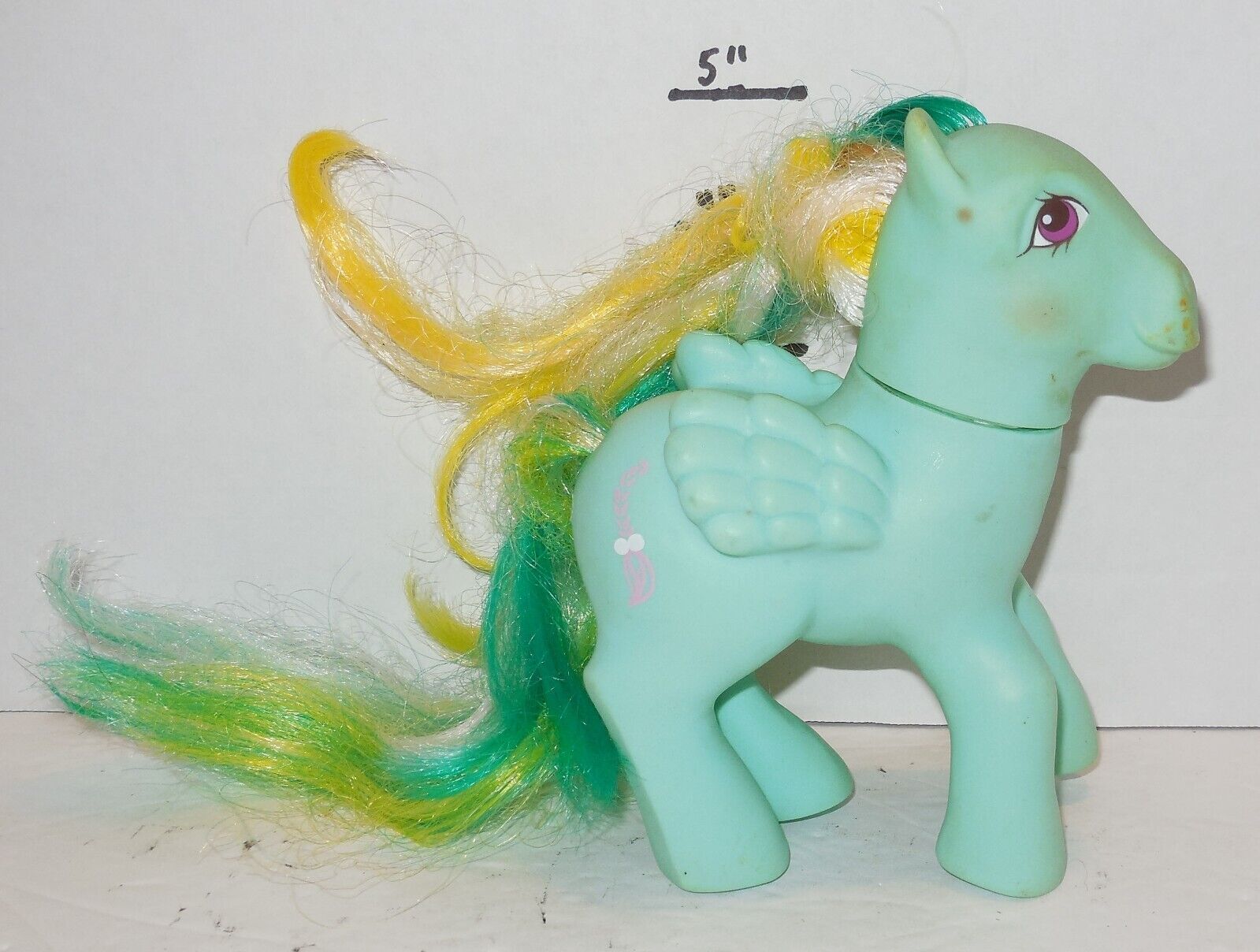Primary image for 1985 Year 6 My Little Pony Braided Beauty Brush N Grow Pegasus G1 MLP Hasbro
