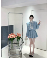 High Quality Fashion Tassel DesignLong Sleeve Short Jacket Coat + Pleate... - $92.95