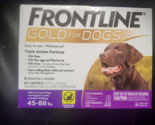Frontline Gold 100 % Genuine Epa. Approved for Dogs 45 - 88 Lbs. ( 3  Do... - $29.69