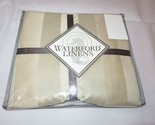 Waterford DUNLOE Platinum Tailored Valances Brushed Fringe New - $40.27