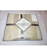 Waterford DUNLOE Platinum Tailored Valances Brushed Fringe New - $55.07 CAD