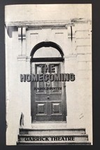 August 1978 Garrick Theatre London THE HOMECOMING Program Harold Pinter - £16.45 GBP