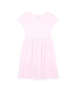 Wonder Nation Girls Short Sleeve Tutu Dress, Pearl Pink Size M(7-8) - $308.99 MXN