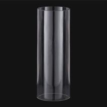 Cylinder Tube Light Lamp Shade 4 1/2 X 7 Glass Candle Holder Wall Sconce... - $28.95