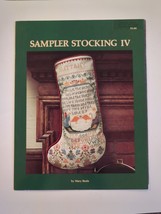 Mary Beale Christmas Sampler Stocking IV Pattern Leaflet OOP 1985 Vintage - £11.35 GBP