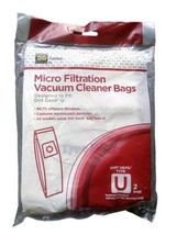 2 Bags Genuine Dirt Devil Vacuum Cleaner Bags Type U Micro Filtration - $6.16