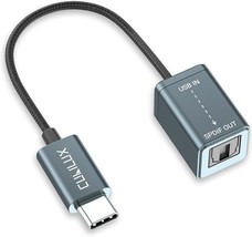 Cubilux Usb To S/Pdif Transmitter For Music Playing, Usb C To, Not For Tv - £29.76 GBP