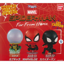 Marvel CapChara Spider-Man Mini Figure Collection 02 Mysterio Spider-Man 3 Pack - £21.50 GBP