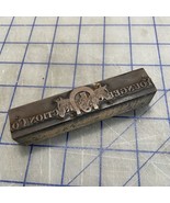 Vintage Printers Block Advertising Younger Construction Co Horse &amp; Shoe ... - €9,41 EUR
