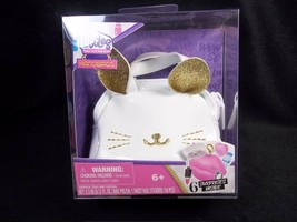 Easter bunny REAL LITTLES Mini handbag 6 surprises white &amp; gold NEW - £11.17 GBP