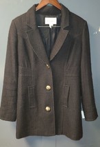 Bcb generation  jacket coat men&#39;s Sz. M Black Jacket Button - $53.21 CAD