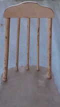 Adorable Vintage All Wooden Child&#39;s Doll Chair - GCD - OLD CHAIR NEEDS T... - $59.39