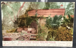1906 Antique 49 Cabin Cottage at Lucky Baldwin&#39;s Ranch Santa Anita CA Postcard - £5.38 GBP
