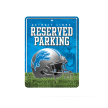 11&quot; detroit lions nfl football team helmet fan logo street reserved parking sign - £23.59 GBP