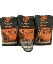 Cafe Ole Taste Of Texas Ground Coffee Bundle, x 3 12oz Bags - £42.49 GBP