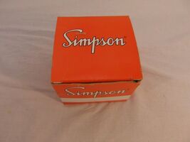 NIB Simpson Electric Company DC Amperes Meter Siemens Made American Made... - $23.75