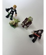 4 Star Wars Galactic Heroes Mini Action Figures Brown &amp; Yellow Droid, Lu... - £21.30 GBP