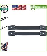 Set of 2 Easy-to-Install 10&#39;&#39; Black Strap Handles with Powder Coated Caps - $280.49 MXN
