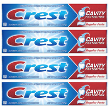 Pack of (4) New Crest Cavity Protection Toothpaste Regular - 8.2 oz - £19.44 GBP