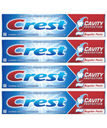 Pack of (4) New Crest Cavity Protection Toothpaste Regular - 8.2 oz - £19.52 GBP