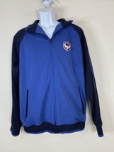 Billabong Men Size XL Blue Stitched Softshell Full Zip Jacket Crest - $11.34