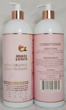 (2 Ct) Mane by Manna Kadar Moisturizing Conditioner Argan Oil &amp; Keratin 32 fl oz - £25.25 GBP