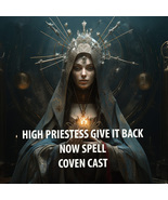 50-200X COVEN HIGH PRIESTESS GIVE IT BACK NOW HIGHER MAGICK RING PENDANT - £61.45 GBP+