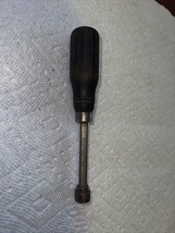Vintage Rare Spin-Fast Nut Driver 11/32” Wooden Handle Collectible Tool - £11.77 GBP