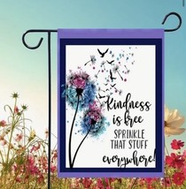&quot;Kindness is Free&quot;  Double Sided Garden Flag ~ 12&quot; x 18&quot; ~ NEW! - £9.57 GBP