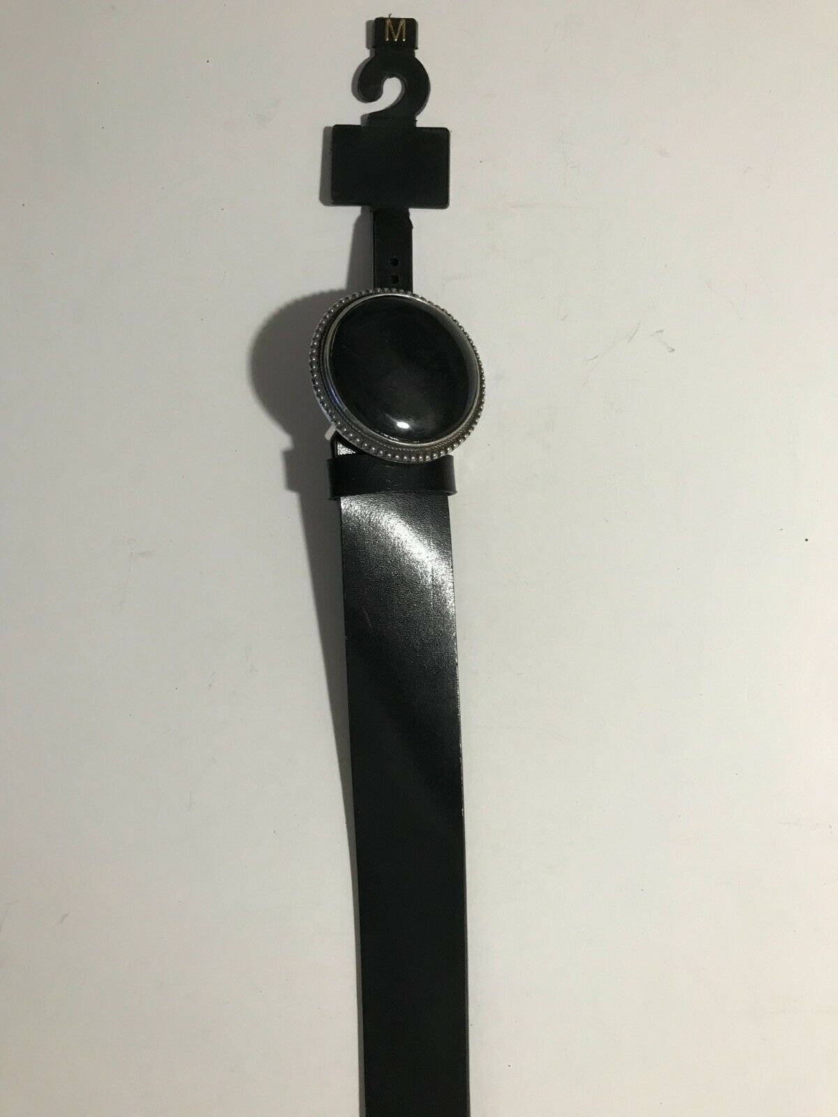 New York  Women Black Leather Belt M - $5.94