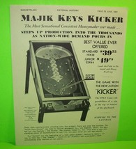 Pinball Machine AD Majik Keys Kicker Allied Amusement Marketplace Magazine 1981 - £20.28 GBP