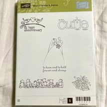 *RARE* Stampin Up Retired Best of Brides & Babies - Set of 5 Stamps Wedding - $34.65