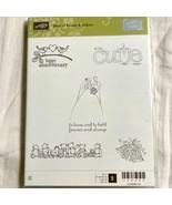 *RARE* Stampin Up Retired Best of Brides & Babies - Set of 5 Stamps Wedding - $34.65