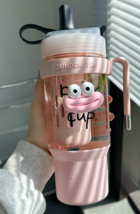 Water cup girls large capacity plastic cup tea separation sports water b... - $49.00