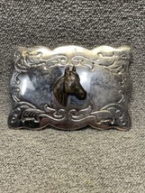 Vintage Unbranded Two Tone Horse Belt Buckle Fashion Accessories KG - £11.65 GBP