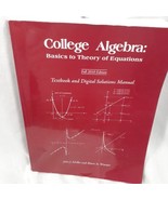 College Algebra Basic to Theory of Equations Tetbook and Digital Solutio... - £57.54 GBP