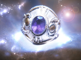 Spring Clearance Haunted Ring Solomon Master Of Power Djinn Power Genie Magick - £95.44 GBP