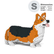 Welsh Corgi Dog Sculptures (JEKCA Lego Brick) DIY Kit - £55.83 GBP