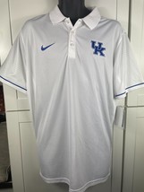 Kentucky Wildcats White Polo SHIRT- NIKE-ADULT Extra LARGE-NWT-$65 Retail - £31.44 GBP