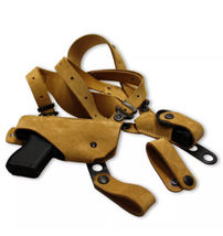 Fits Taurus 24/7 9mm/45 ACP 4.20”BBL Suede Shoulder Holster Single Mag #1060# RH image 8