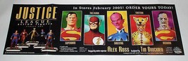 Alex Ross JLA DC action figure poster: Superman, Flash, Sinestro,Cheetah,Bizarro - £15.85 GBP