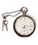 ELGIN GRADE 81, 18s 13j 1096085 DUEBER SILVERINE POCKET WATCH 1883 With ... - $98.99