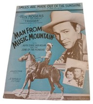 Roy Rogers Smiles are Made Out Of Sunshine Sheet Music Man From Music Mo... - $183.70 MXN