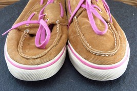 Sperry Top-Sider Women Size 10 M Brown Boat Shoe Fabric 9777616 - £15.60 GBP