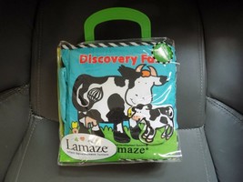 Lamaze Plush Developmental Soft Book Farm Toy Learning Curve NEW - £21.00 GBP