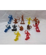 Lot Of (12) Vintage 1960s Indian Native American Toy Soldiers 2&quot; - €20,37 EUR