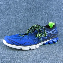 FILA Memory Foam Men Sneaker Shoes Blue Synthetic Lace Up Size 8.5 Medium - £19.49 GBP
