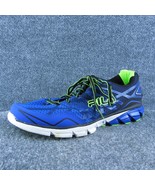FILA Memory Foam Men Sneaker Shoes Blue Synthetic Lace Up Size 8.5 Medium - £19.46 GBP