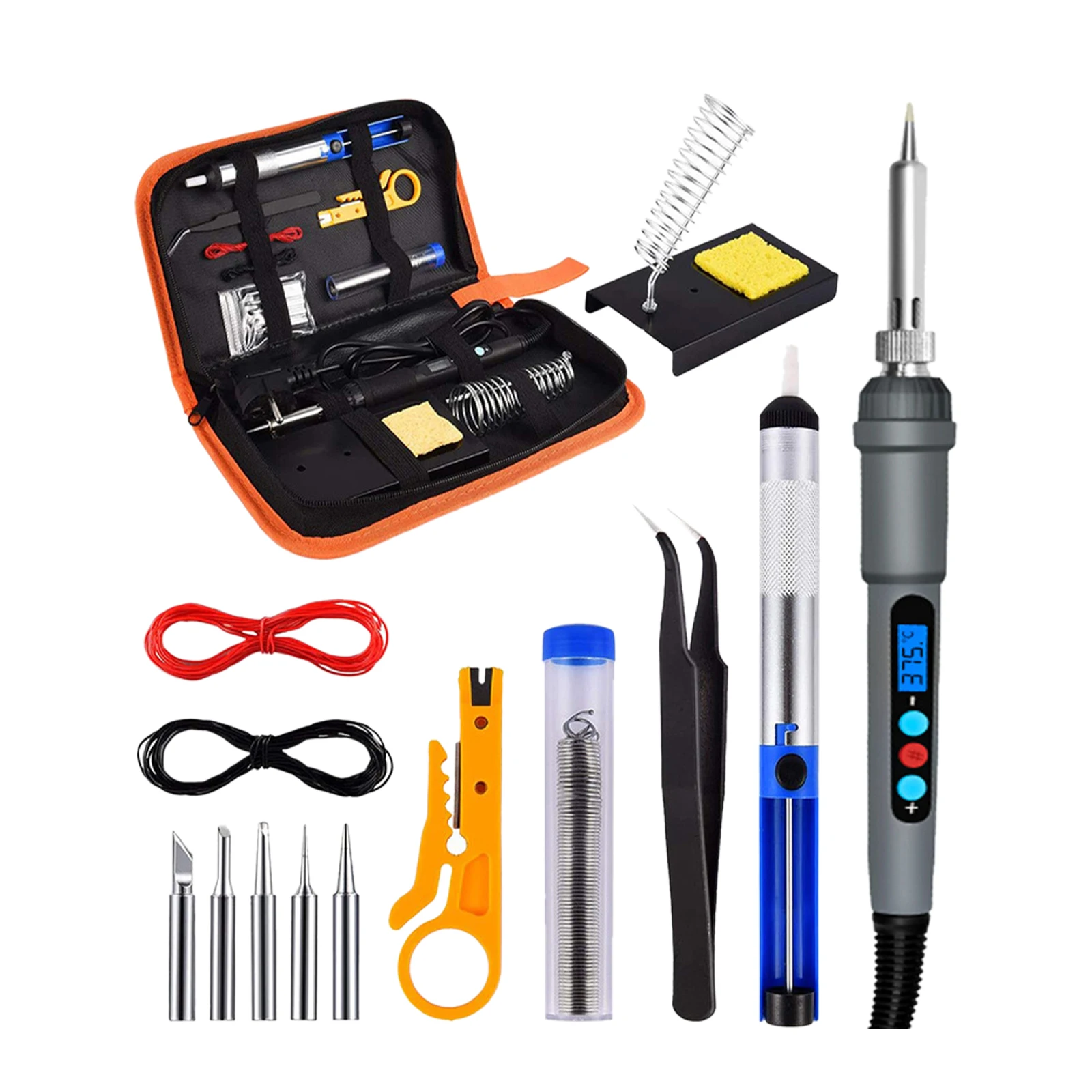 Soldering  Kit Welding Tools LCD Digital Controlled Screen Automatic Sleeping 5  - £200.98 GBP